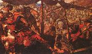 Jacopo Robusti Tintoretto Battle oil on canvas
